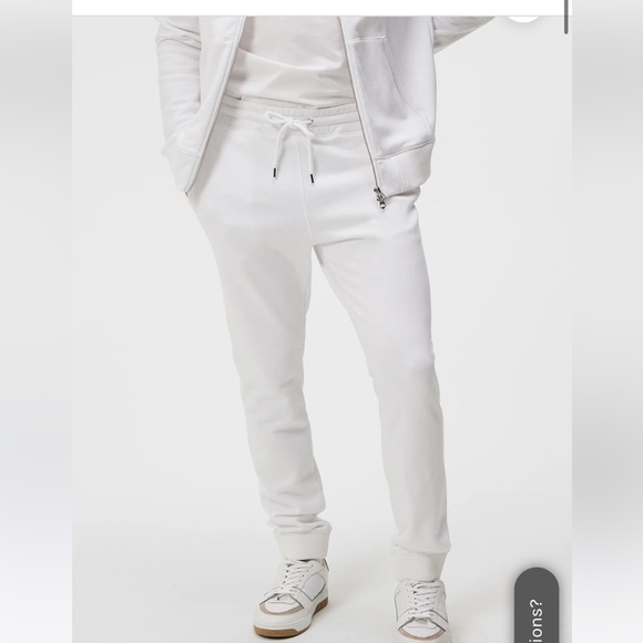 NWT J.Lindeberg men’s Alpha sweatpants in white